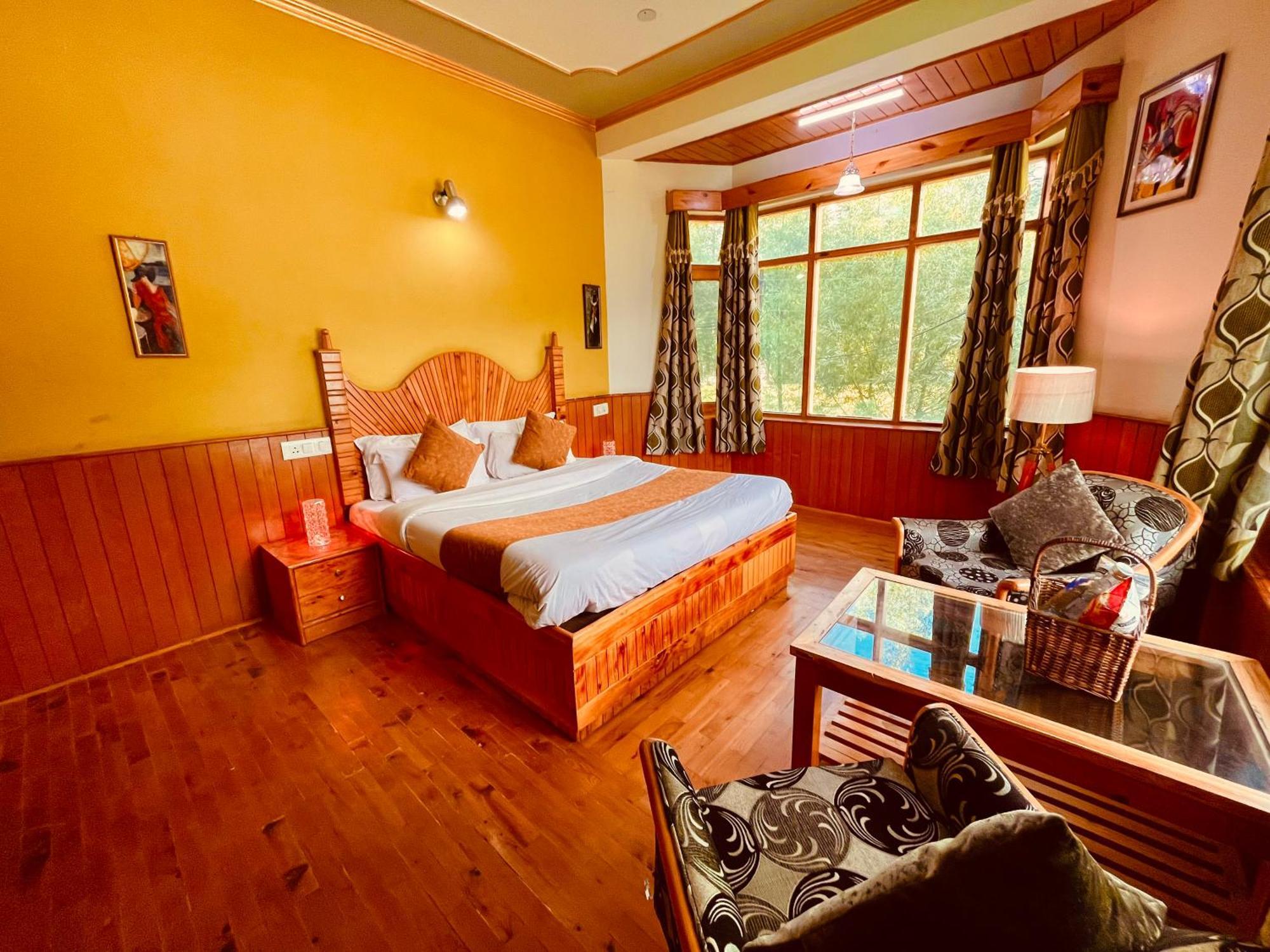 Woods Villa Cottage, Manali Extérieur photo