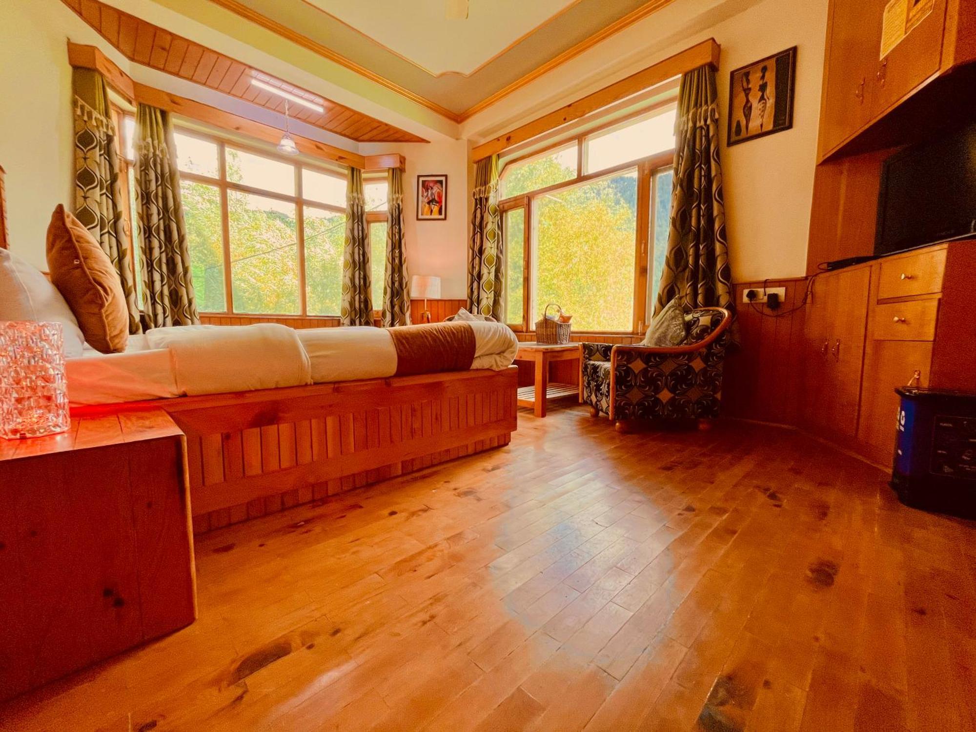 Woods Villa Cottage, Manali Extérieur photo